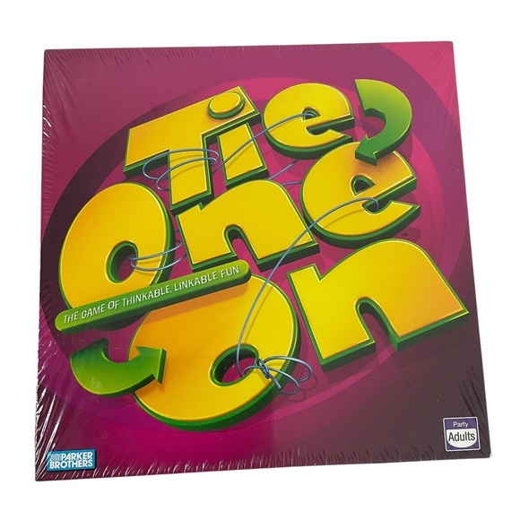 Tie One On Board Game by Parker Brothers 2006 Adult Party Game - Sealed VINTAGE - Picture 1 of 10